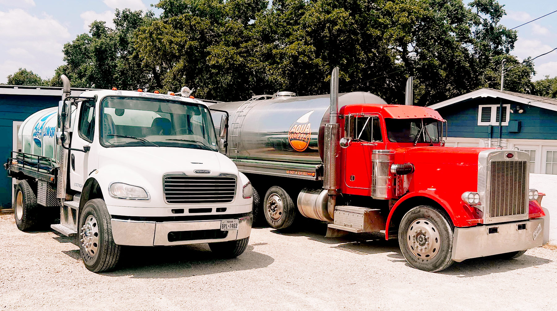 water delivery trucks