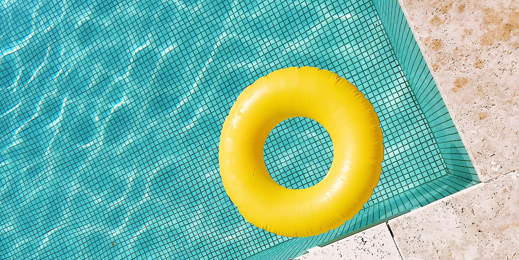 pool filled with water