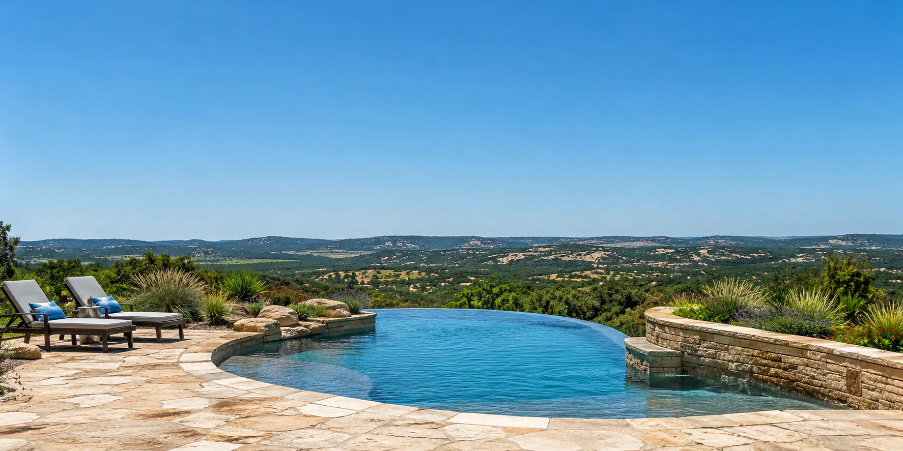 texas hill country swimming pool